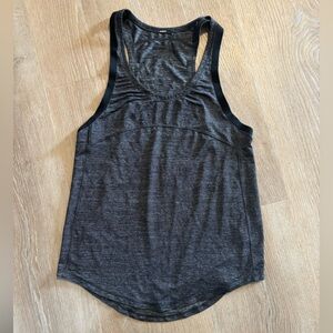 lululemon athletica Women's Dark Gray Racerback Tank Top